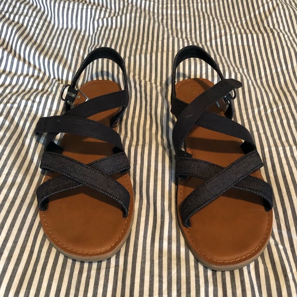 black leather women's sicily sandals